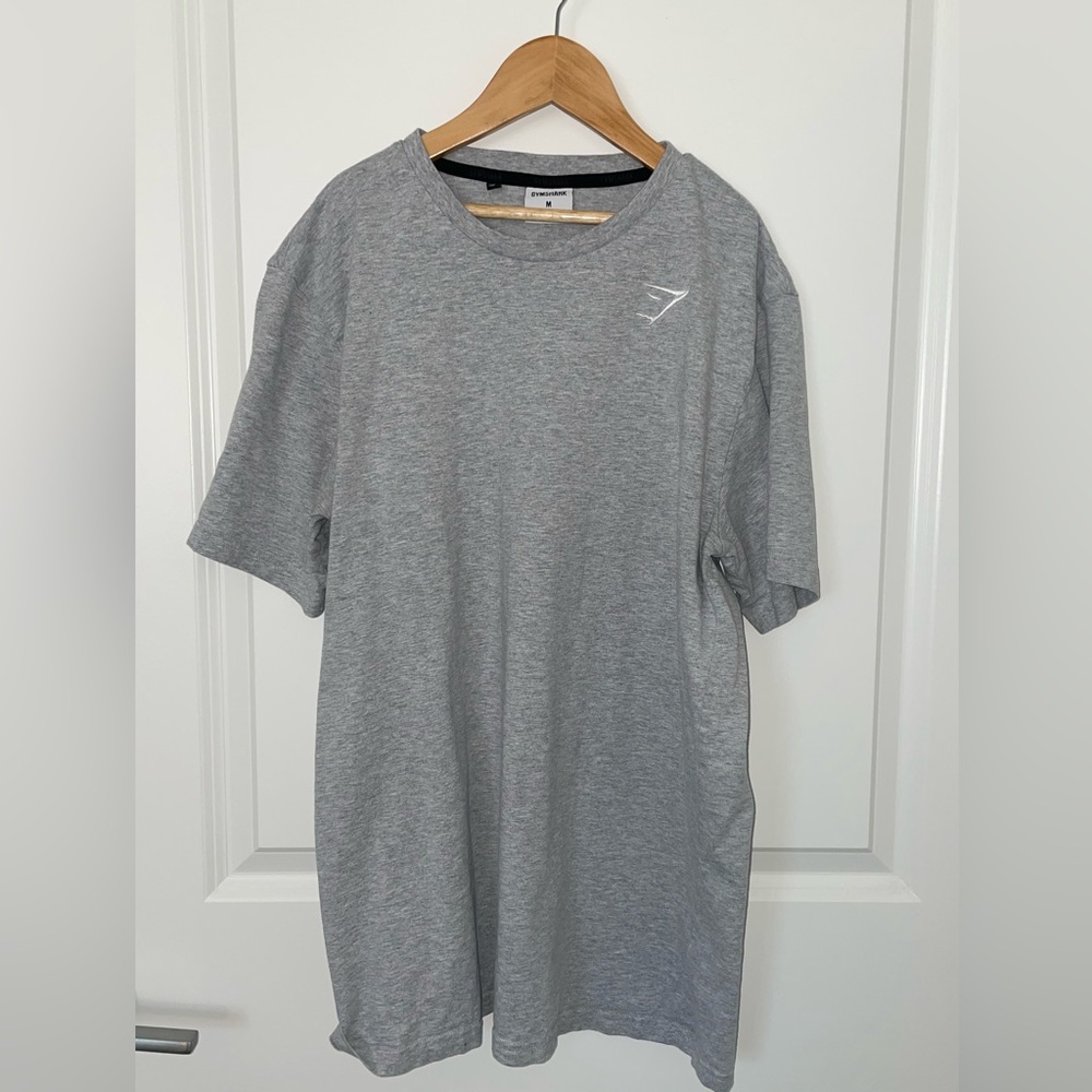 Gymshark Light Gray Marl Short Sleeve Tee